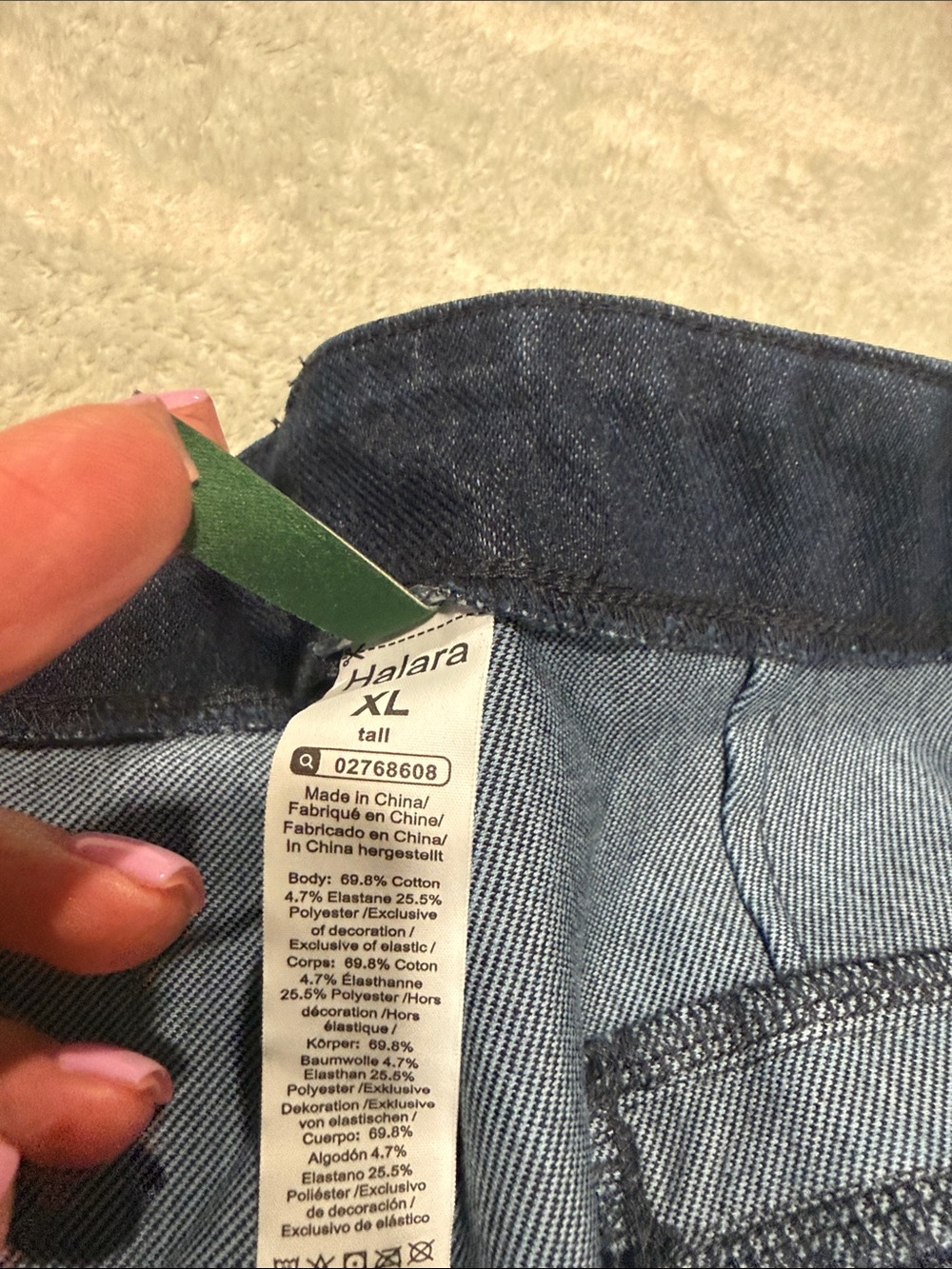 HALARA Wide-Leg Dark Indigo Jeans - Picture 2 of 2